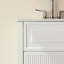 Meuble-lavabo simple autoportant de 18 po avec portes à fermeture en douceur entièrement assemblée