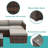 Hygge 5 - Person Modular Patio Conversation Set with Cushions
