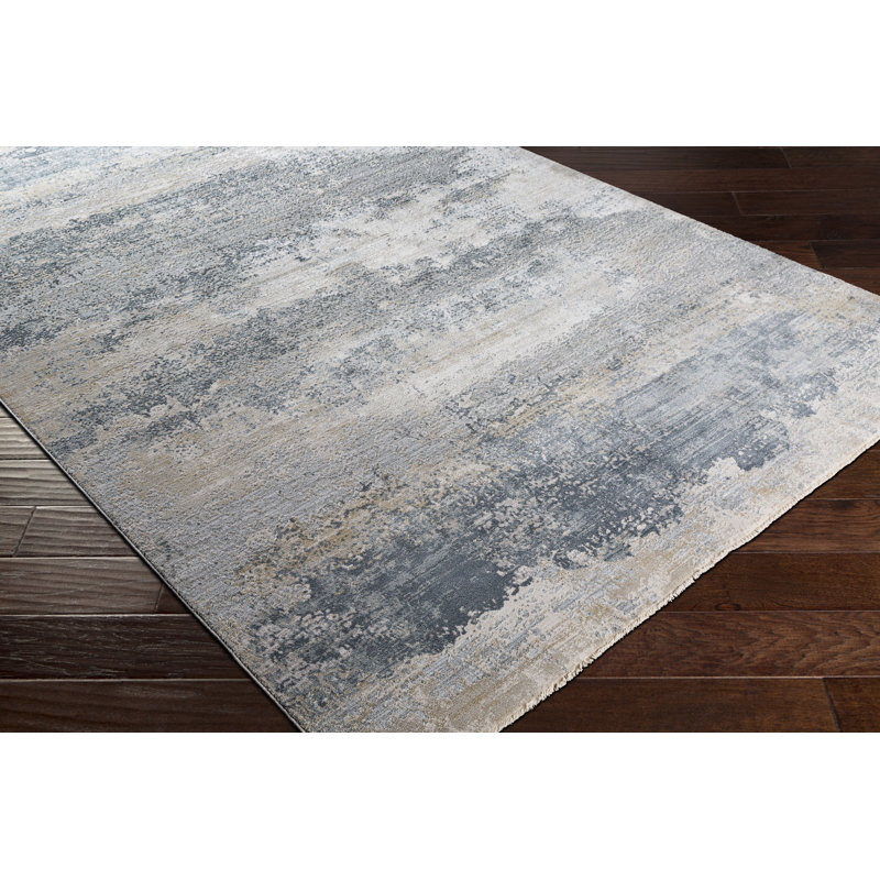 Tapis gris clair Basso, Rectangle 5 pi x 7 pi 5 po