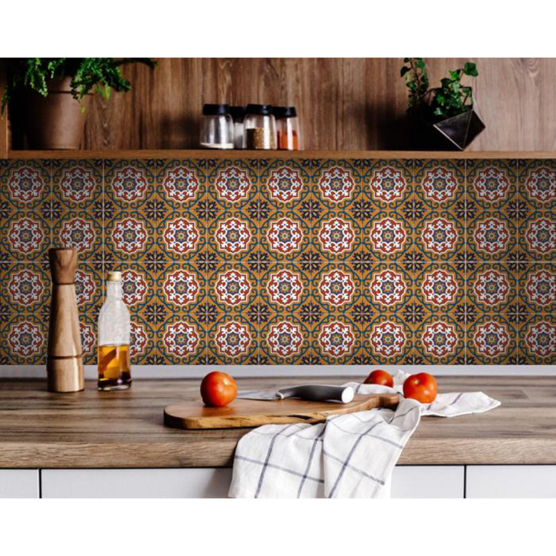 6 in. W x 6 in. L Fireplace Surround and Shower Peel and Stick Field Tile