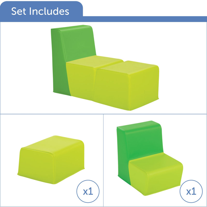COMFORT LOW CHAIR Basic - Hauteur du siège: 9 po, Vert