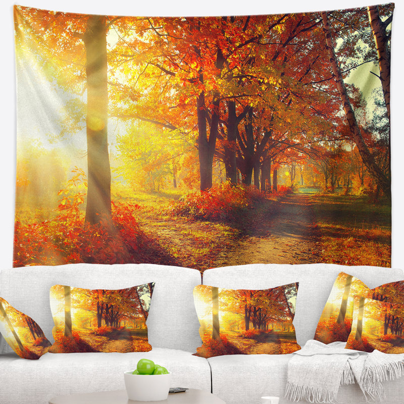 Tapisseries en polyester de rayons de rayons avec accessoires suspendus inclus, H 32 po x l 39 po