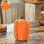 Grande citrouille en bois orange 8 x 5 x 2