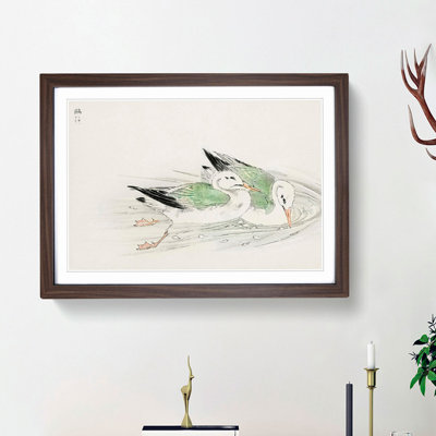 Two Gulls by Numata Kashu - Picture Frame Painting Print