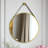 24'' Round Coastal Wall Mirror Brushed Gold Aluminum Frame-587464478-587464467
