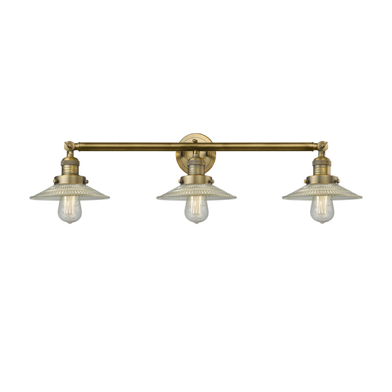 Miramontes 3 - Light Vanity Light, Brushed Brass, Clear