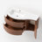 35" Floating Curved Brown Bathroom Vanity Half-Circle Bathroom Cabinet-1136519745-1290386142