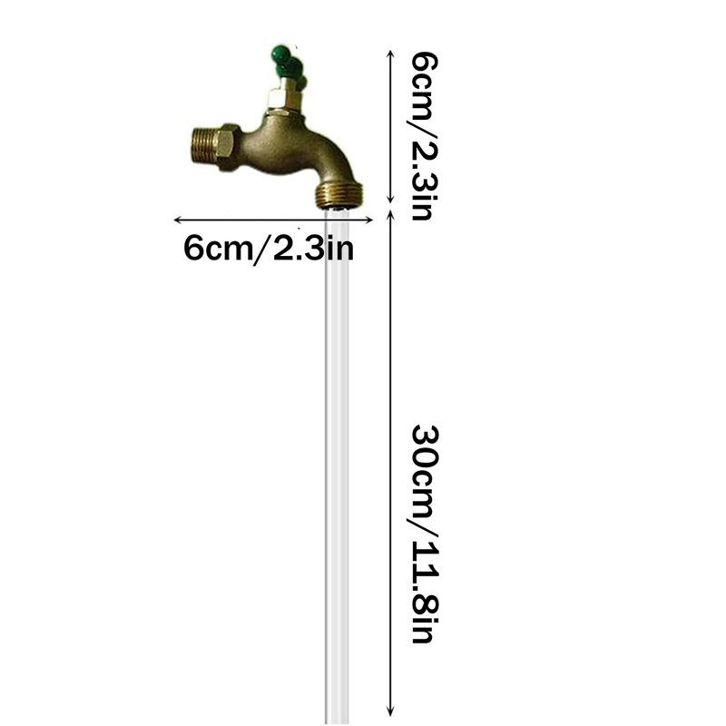 Faucet decoration for outdoor use，Invisible Watering Can Fountain Floating Tap Fountain, Water Fountains Indoor And Outdoor Fairy Garden Decor