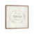 Toile avec cadre en bois brun classique est en rupture de stock