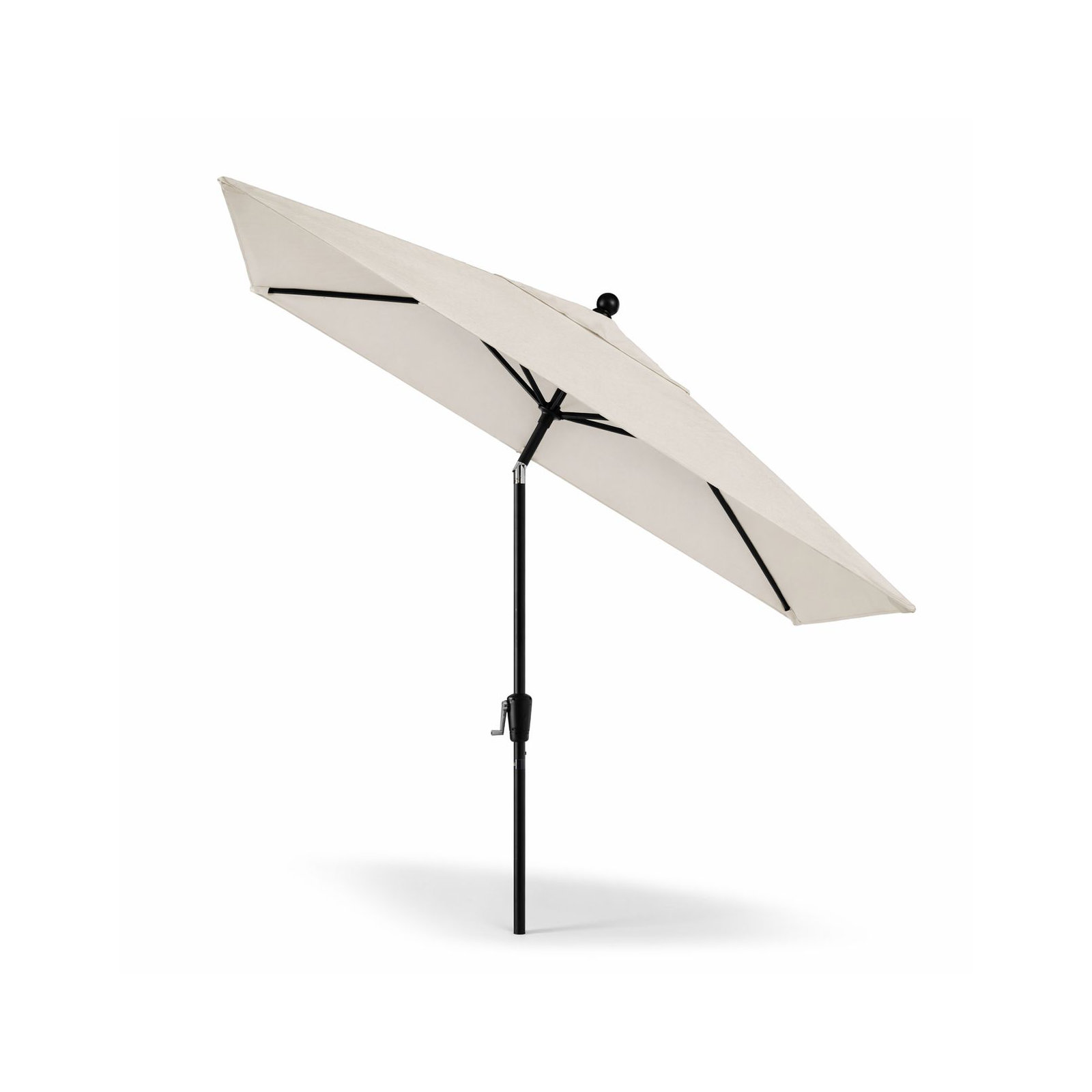 Natalie 103'' Outdoor Umbrella, Black Sapphire, Canvas Natural Sunbrella® Canvas