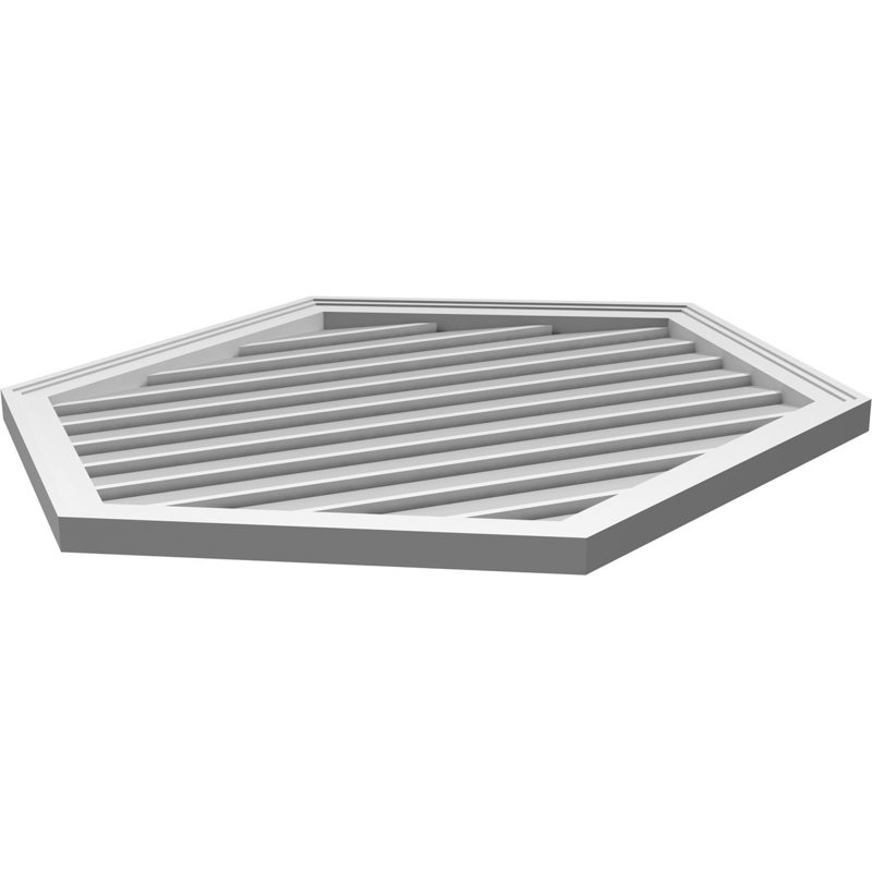 Pente verticale verticale en uréthane 6 pi, 34" H x 36" W x 1.5" D