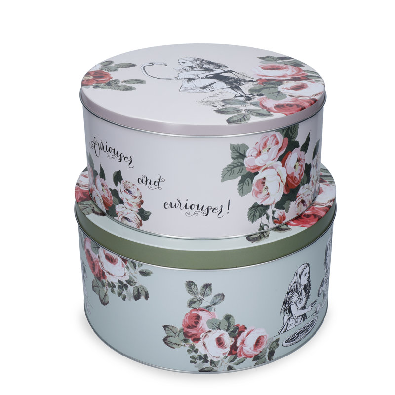 Mikasa and the V&A Alice In Wonderland Cake Tins, Set of 2