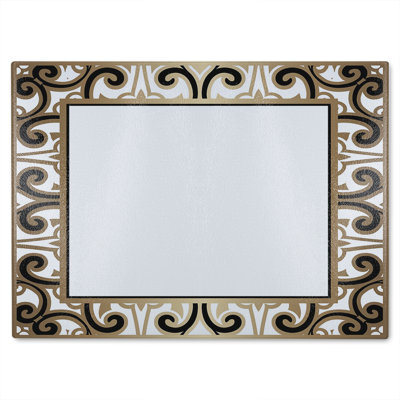 Egyptian Frame Glass Chopping Board