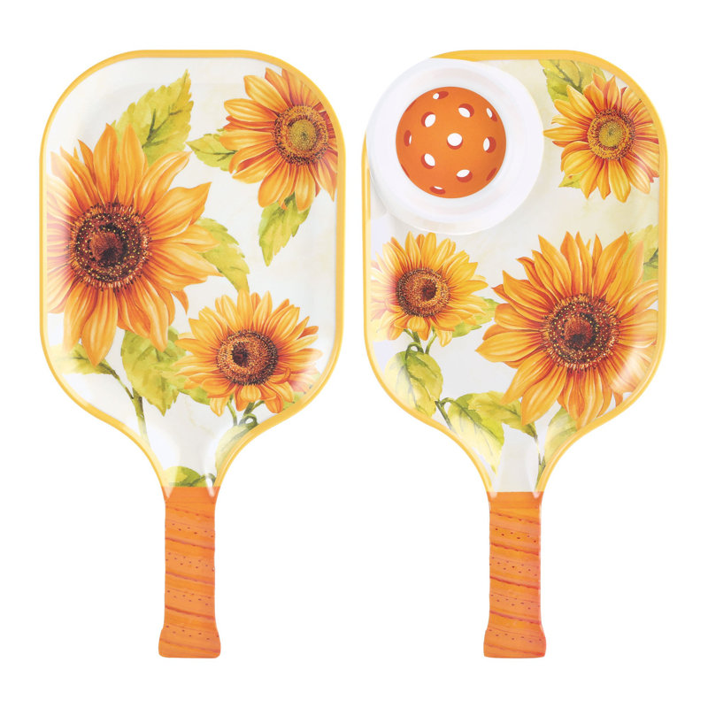 15 3/4" Pickleball Paddle Tray S2, Sunflower