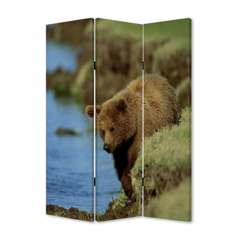 Hartlepool 48'' W x 72'' H 3 - Panel Folding Room Divider