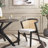 Beltre Upholstered Solid Back Arm Chair-225667701