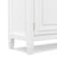 Armoire de rangement en bois massif 51 po à 3 tablettes avec 3 tiroirs de rangement Connaught-819683585