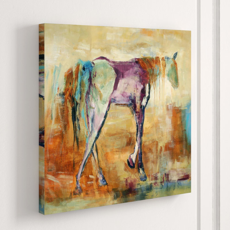 Loose Reins III Print by Chelsea Art Studio, 54" H x 54" W, Image Brush Gel