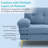 Joseph-Alexander Upholstered Sectional 82.7" Wide Sectional Sofa with Chaise Chenille Fabric White Modular Design for Living Room-938986556