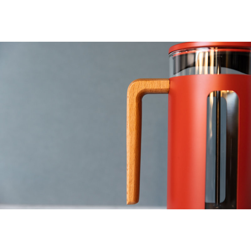 Pisa 1L Cafetiere, Red
