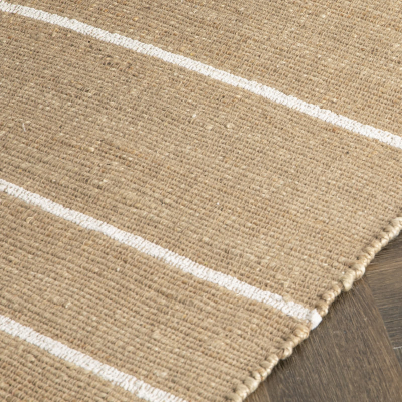 Pondella Striped Hand Woven Area Rug, Runner 60 x 230cm