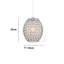 22cm H Plastic Oval Pendant Shade ( Screw On )-380374196