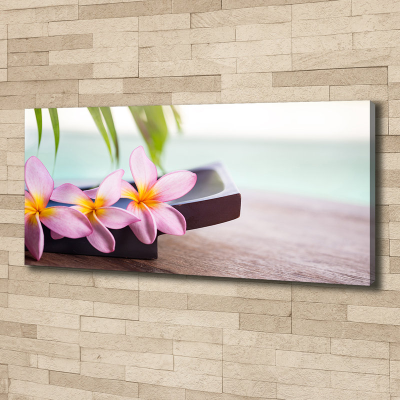 Plumeria - Wrapped Canvas Print, Canvas, 50cm H x 125cm W