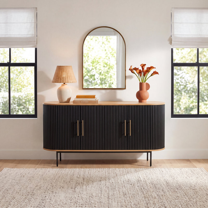 Almita Noir 65" Sideboard
