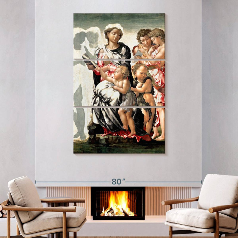 Adella Manchester Madonna 1497, 74" H x 48" W