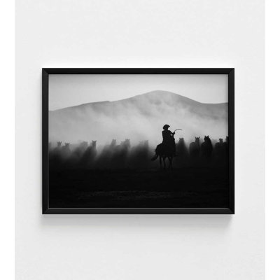 À la recherche des jades! - Reproduction de photo de l'Ouest noir et blanc