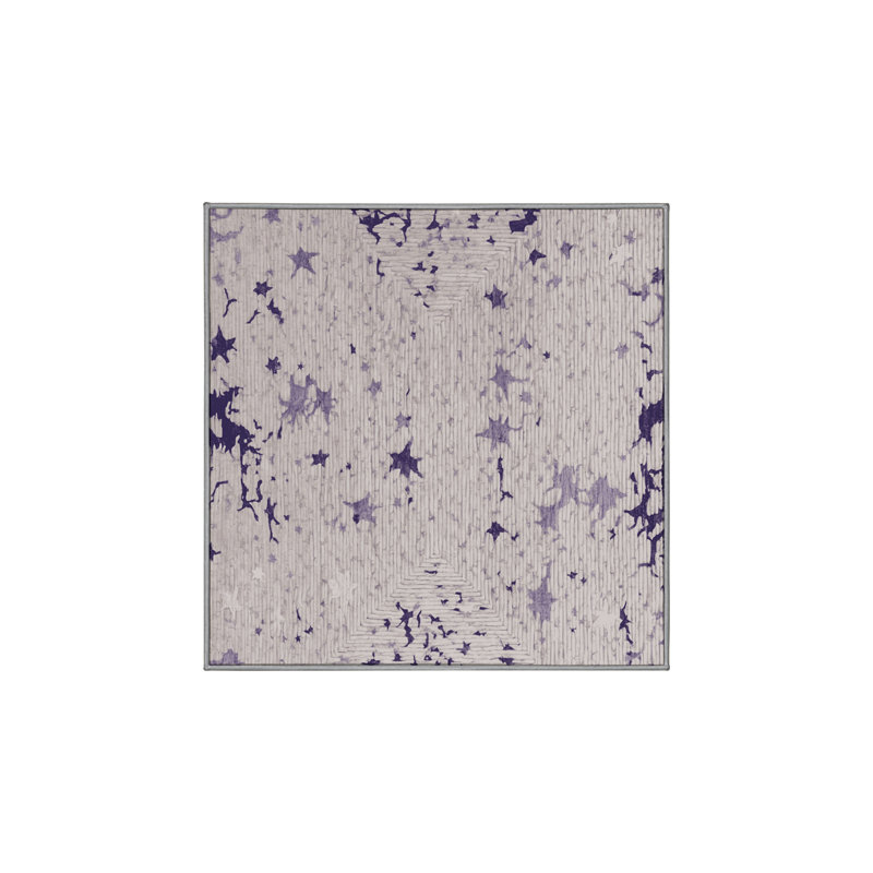 Silky Soft Plush Gray Area Rug, Square 8'