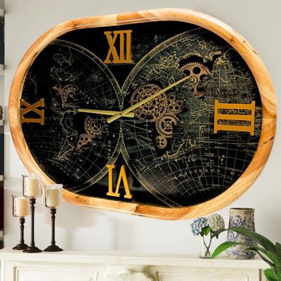 Solid Wood Wall Clock