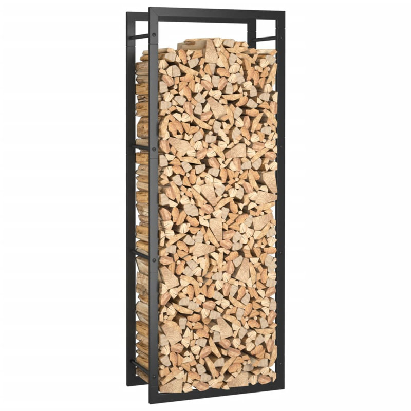 Support à bois de chauffage Latitude 19 po x 11 po x 52 po Latitude Black