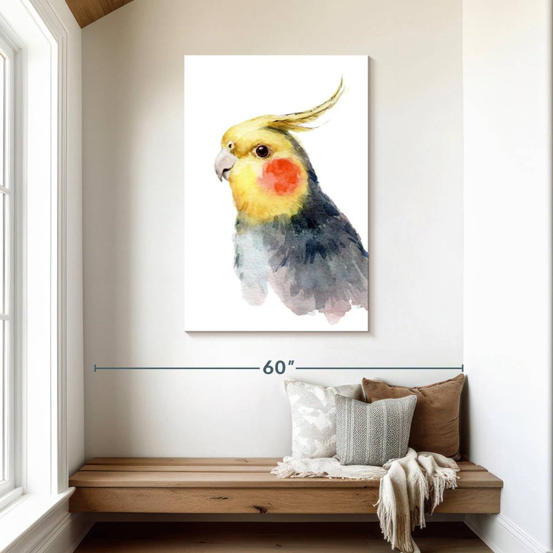 Brampt Cute Parakeet, 45" H x 30" W