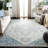 Cremont Hand Tufted Wool Cotton Oriental Rug in Ivory/Navy-1282641076