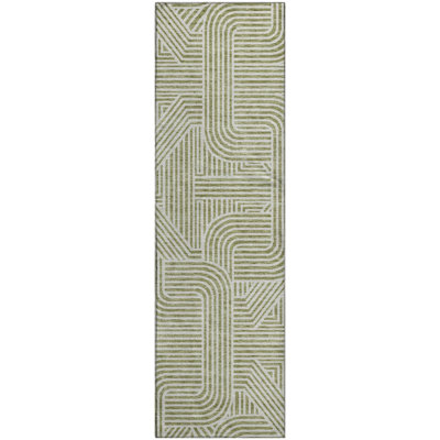 Premium Machine Washable Prisco Aloe Rug