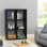 Bibliothèque décorative H 30 po x l 43,82 po
