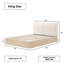 Verona King Wood Bed With Upholstered Headboard-1472325069