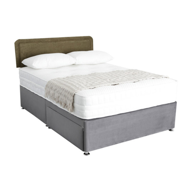 Wile Upholstered Headboard, Double (4'6), Kensington, Oregano