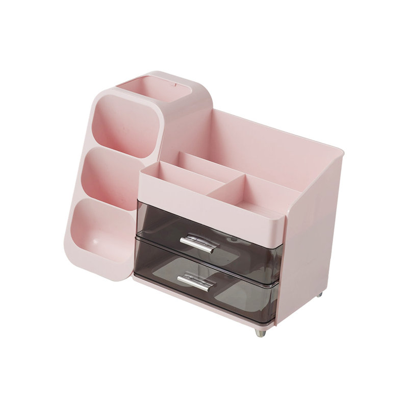 Plastic / Acrylic Makeup Organiser, Pink
