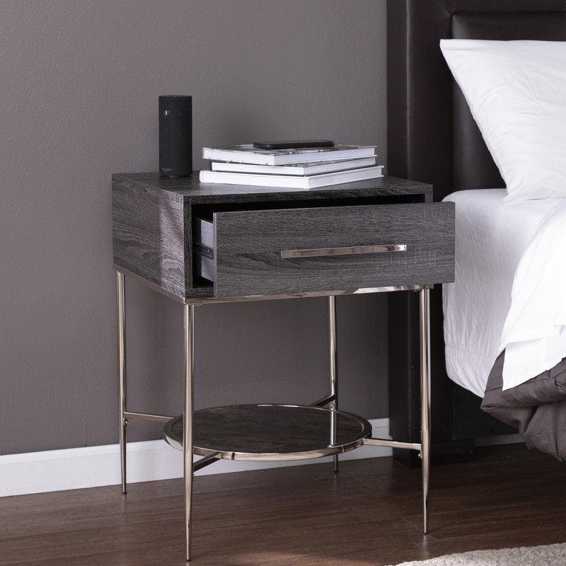 Table de chevet Waltenson avec rangement