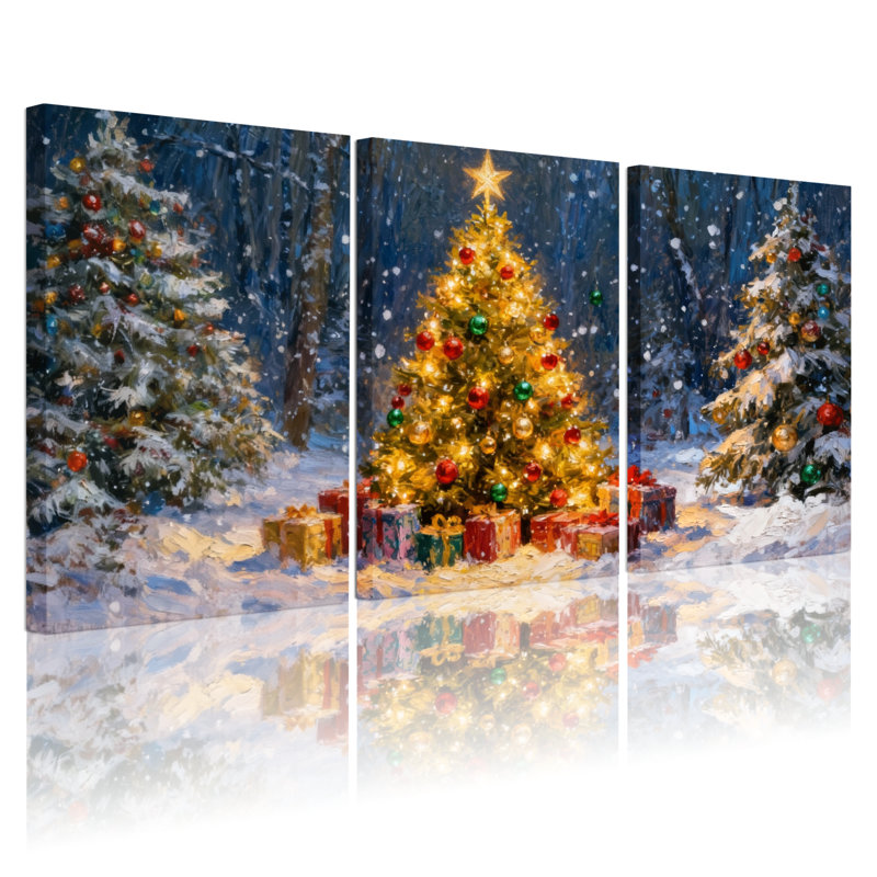 Ensemble de 3 impressions d'art sur toile
