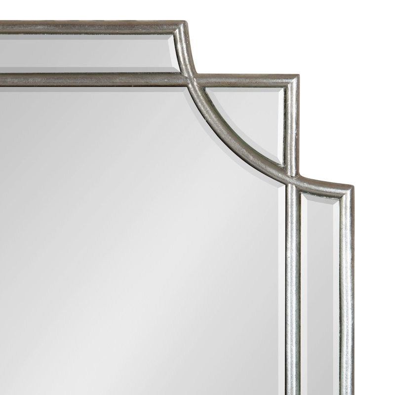 Ocilla Flat Mirror, Silver, 24" x 18"