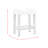 Abinaash 4-Person Dining Set with Button-Tufted Stools