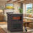 Infrared Quartz Space Heater With Remote Control, 1500W Electric Heater With 3 Heat Settings (750W/1500W/Eco), Timer Function, Overheat & Tip-Over Protection, Cool-Touch Exterior, Child Safety Lock For Home And Office
