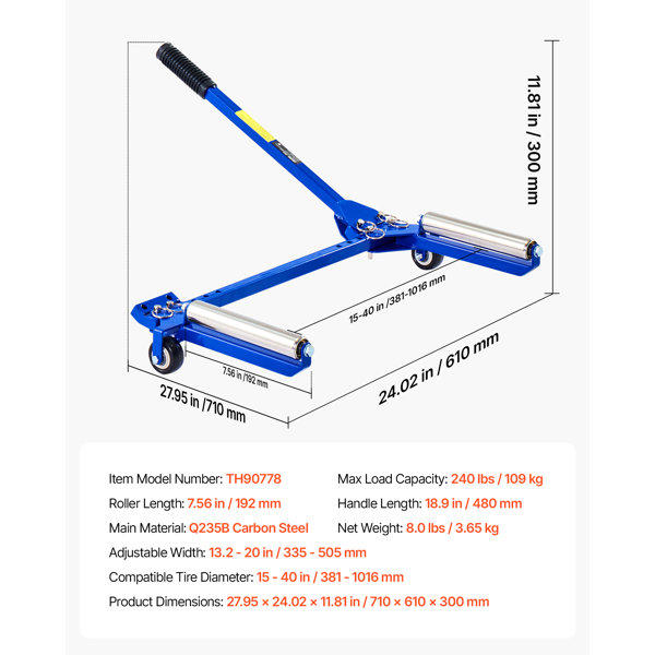 Dimensions du produit