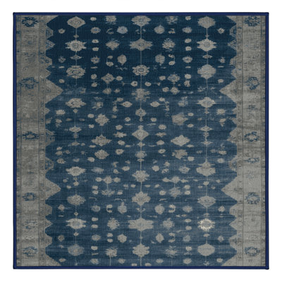 Tapis gris lavable à la machine