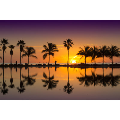 Sunrise In Miami - Wrapped Canvas Print