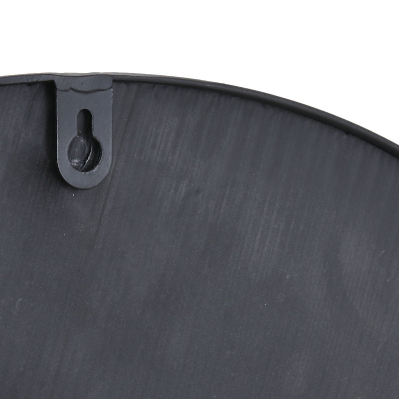 Burkeville Metal Round Wall Mirror, 60cm H x 60cm W