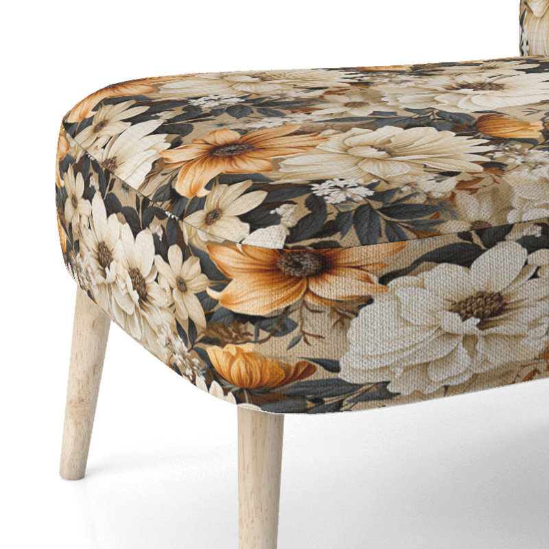 Chaise d'appoint rembourrée Earthy Elegance